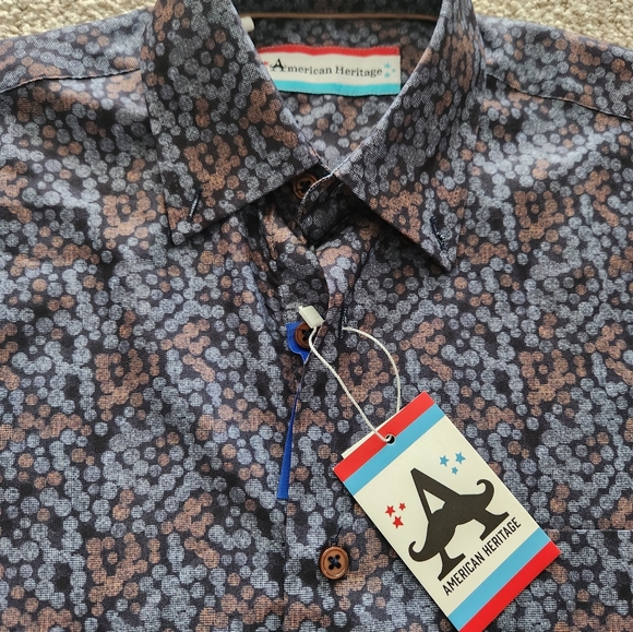 American heritage performance men's button up NWT - Picture 5 of 11